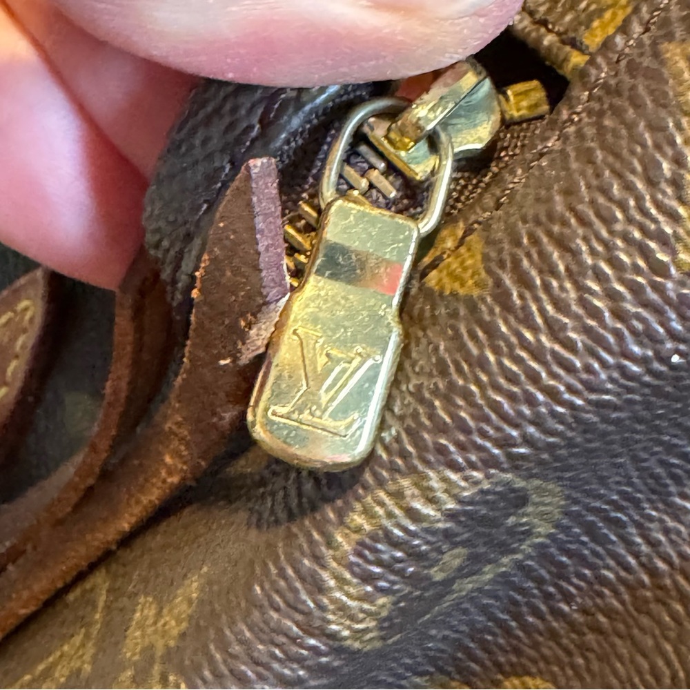 Vintage Louis Vuitton Monogram Mini Montsouris Brown Canvas and Leather Backpack - Picture 7 of 15